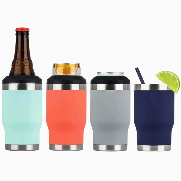 4 in 14oz 18/8 Stainless Steel Insulated Can Cooler Tumbler
