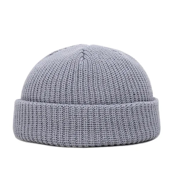Knit Cuff Short Fisherman Beanie