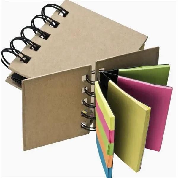 Multi Function Sticky Note Pen Set with Colorful Tabs
