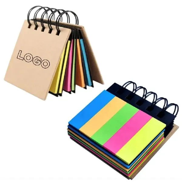 Multi Function Sticky Note Pen Set with Colorful Tabs