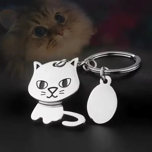Cat keychain
