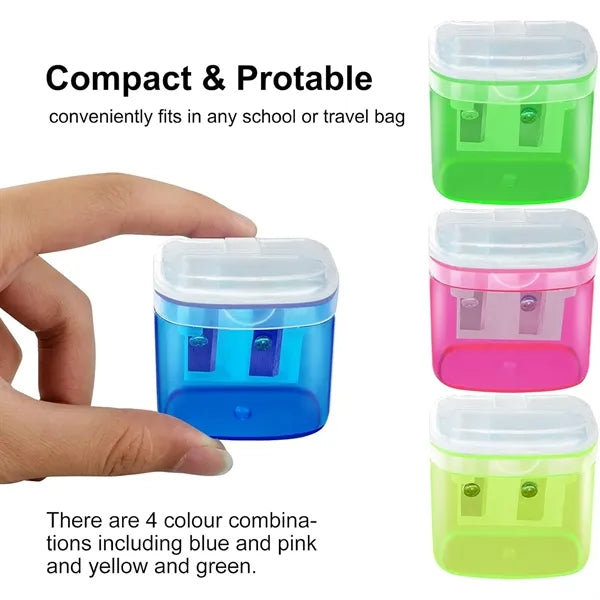 Manual Pencil Sharpener With Lid
