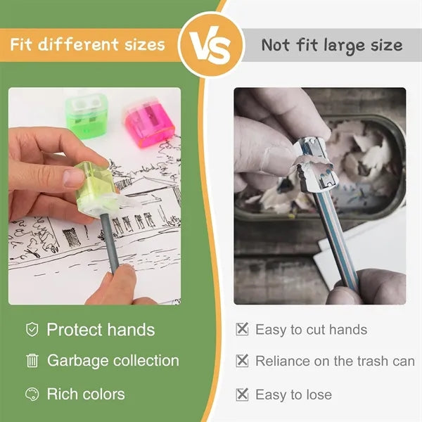 Manual Pencil Sharpener With Lid