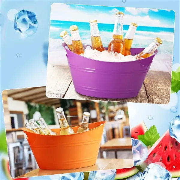 Plastic Ice Buckets with Handles