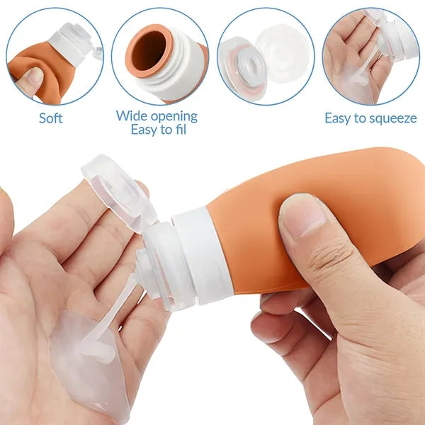 Portable Leakproof Travel Bottles for Toiletries Custom