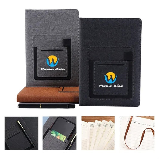 Portable A5 Waterproof And Wear-Resistant Leather Notebook
