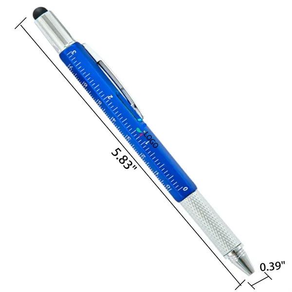 Multi Functional Screwdriver Pen with Scale Ruler "