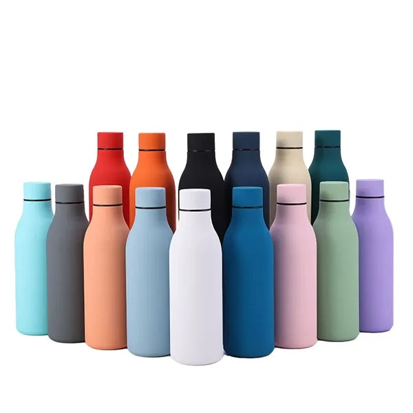 16oz Insulated Vacuum Leak-Proof Stainless Steel Wate Bottle