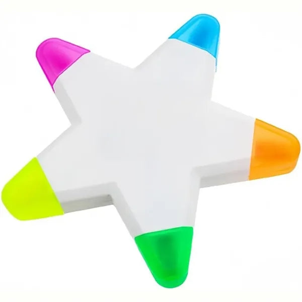 Funny Star Shape Fluorescent Highlighter Pens