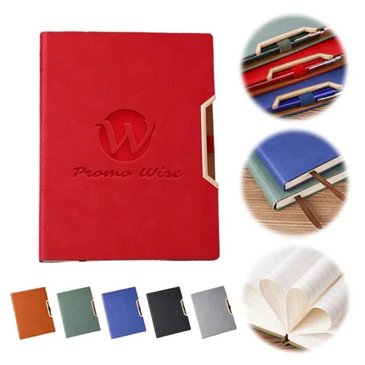 A5 Simple Business Notebook With Elastic Pen Slot