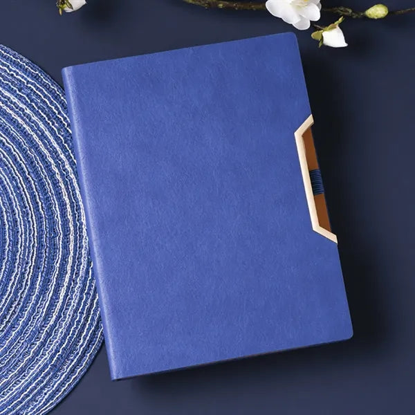 A5 Simple Business Notebook With Elastic Pen Slot