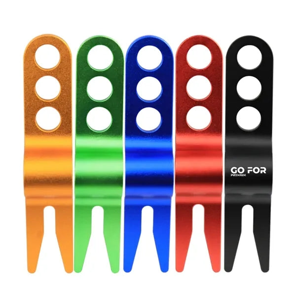 Golf Accessories Green Fork Anode Three-hole Ball Lawn