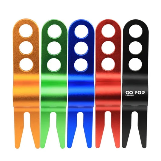 Golf Accessories Green Fork Anode Three-hole Ball Lawn