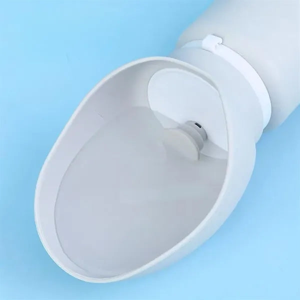 Outdoor Foldable Silicone Pet Drinking Cup With Rope