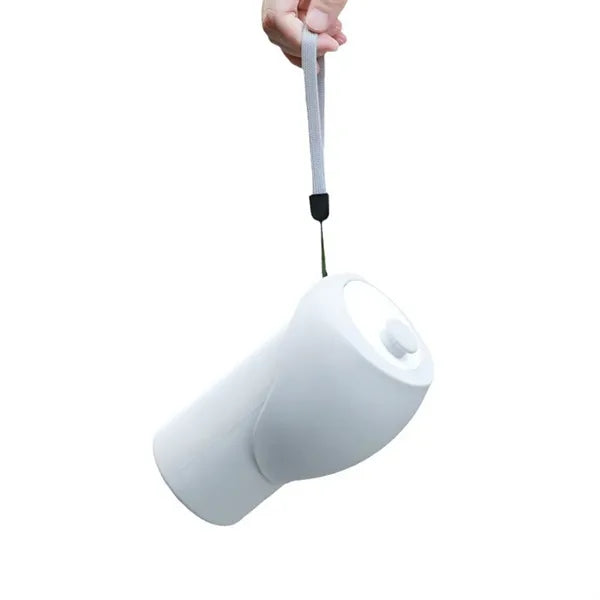Outdoor Foldable Silicone Pet Drinking Cup With Rope