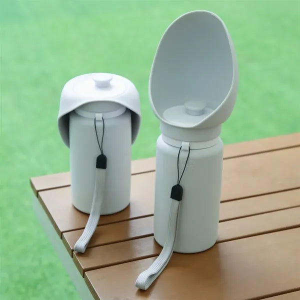 Outdoor Foldable Silicone Pet Drinking Cup With Rope