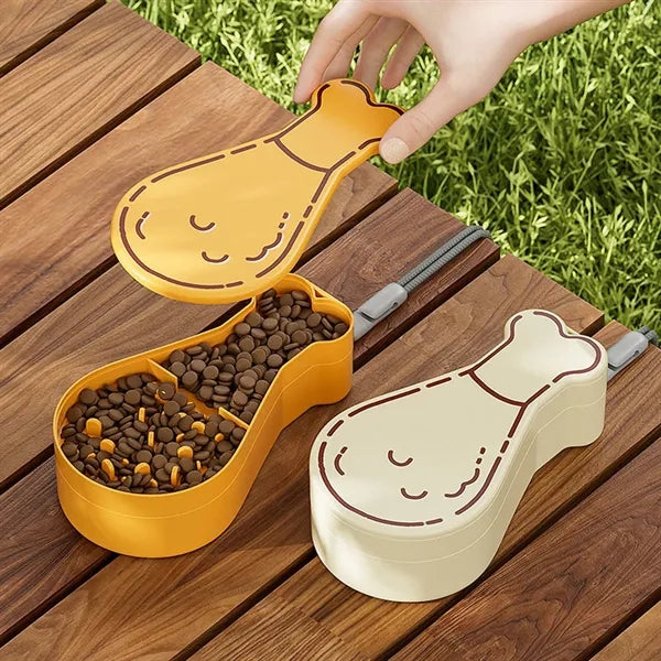 Outdoor Portable Pet Drinking And Feeding Water Bottle