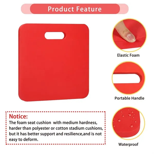 Foam Stadium Seat Cushion with Handle