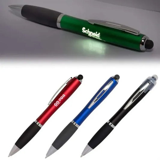Led Flashlight Engraved Pens