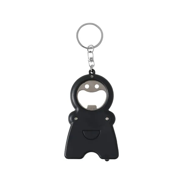 Bottle Opener Keychain With Measuring Tape And LED Light