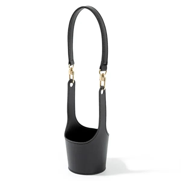 Hands To Carry Leather Cup Sleeve