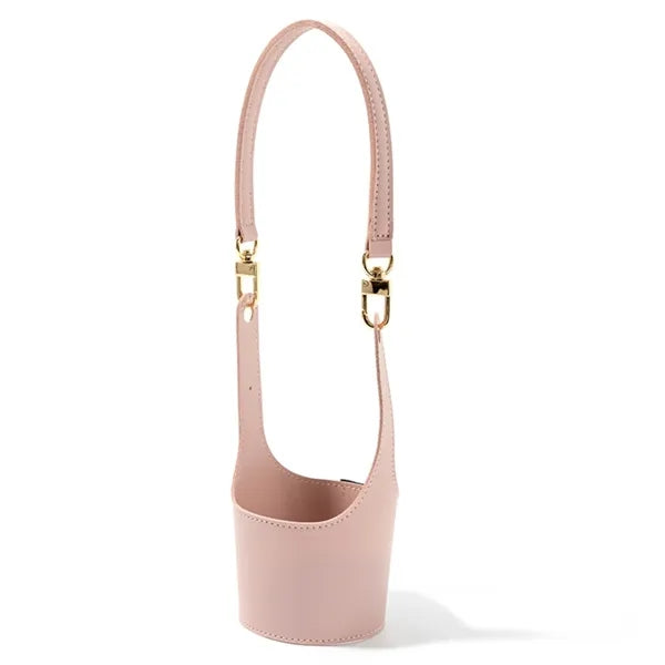 Hands To Carry Leather Cup Sleeve