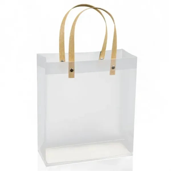 Frosted Plastic Transparent Shopping Bag