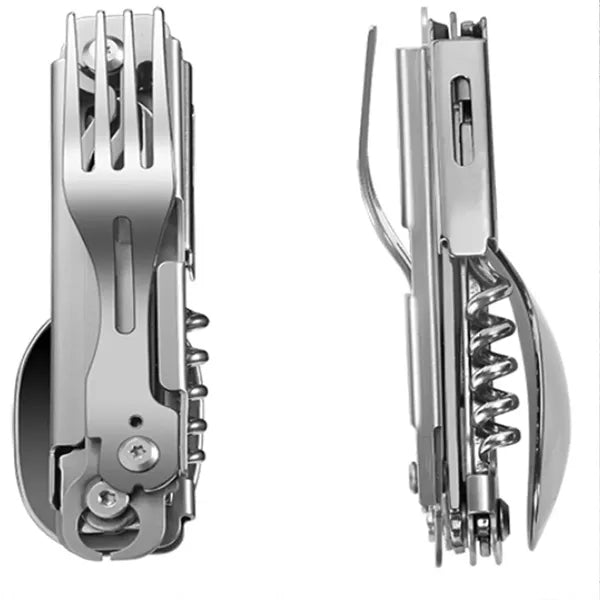 Multi-Functional Folding Cutlery Set