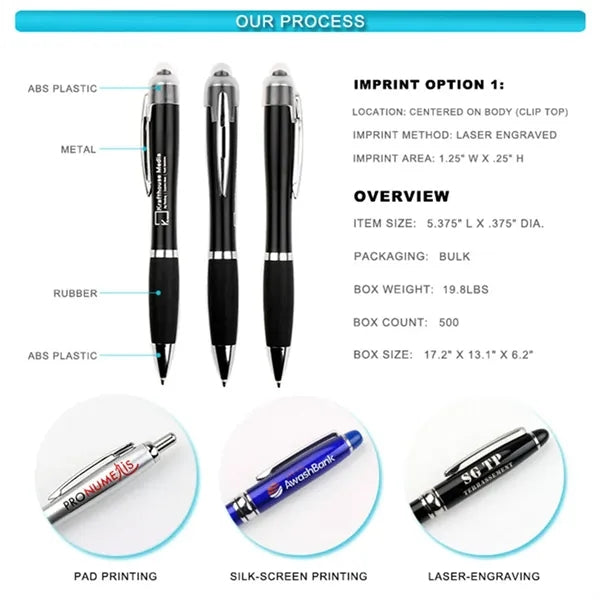Personazised Plastic LED light pen