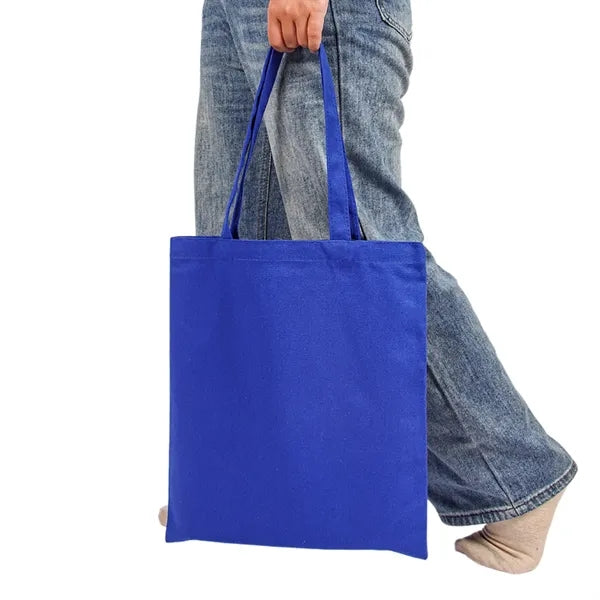 Pure Cotton Colored Hand-Held Canvas Bag