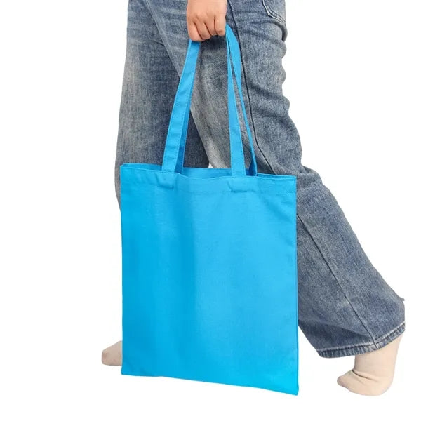 Pure Cotton Colored Hand-Held Canvas Bag