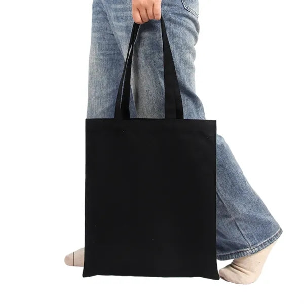 Pure Cotton Colored Hand-Held Canvas Bag