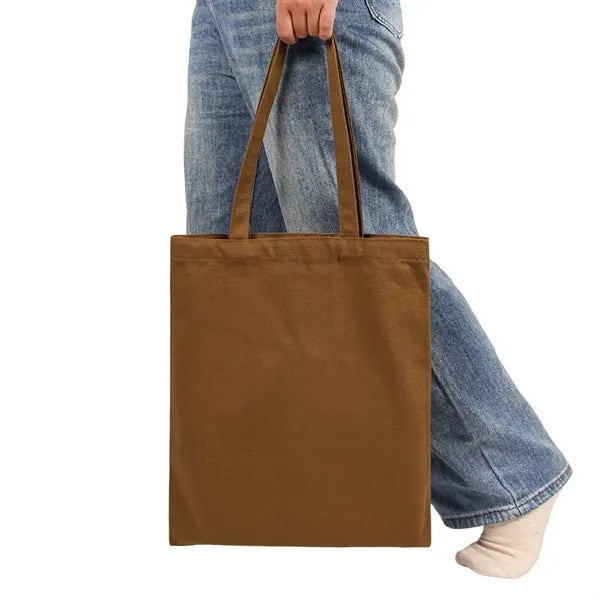 Pure Cotton Colored Hand-Held Canvas Bag