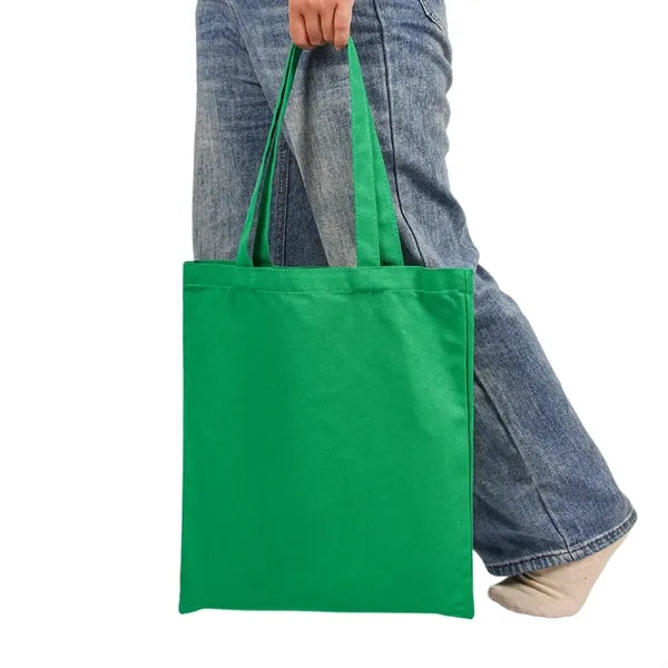 Pure Cotton Colored Hand-Held Canvas Bag