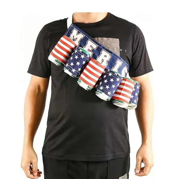 Novelty Beverage Can Holder Drink Belt