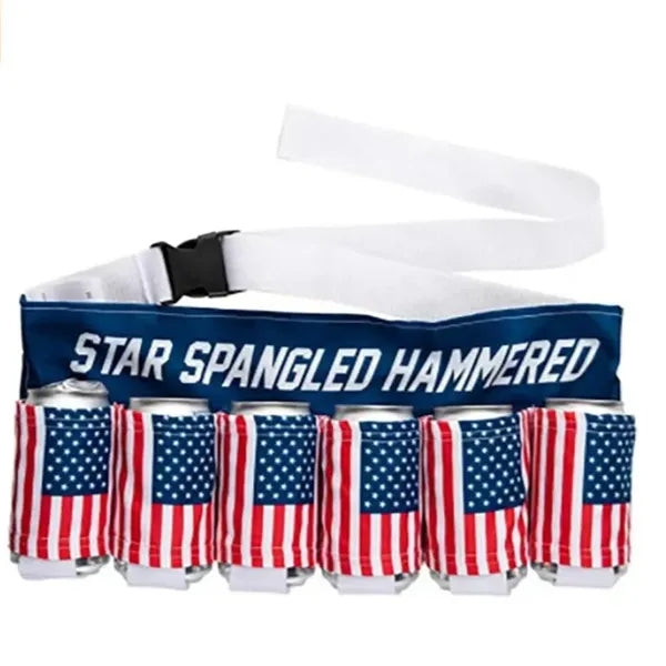 Novelty Beverage Can Holder Drink Belt