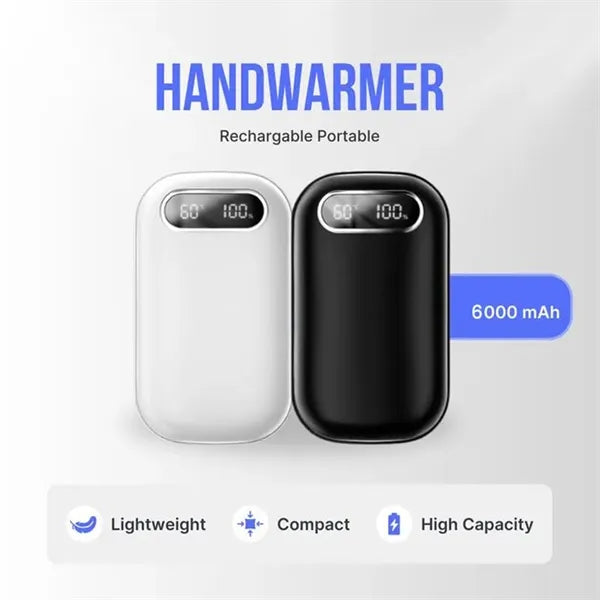 6000mAh Electric Hand Warmer with Power Bank