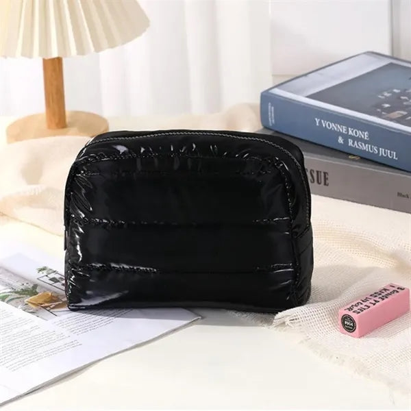 Puffy Makeup Bag for Travel Women Girl