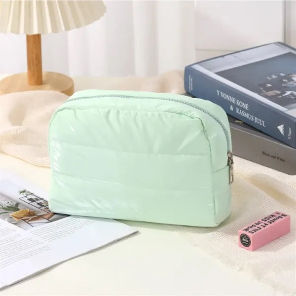 Puffy Makeup Bag for Travel Women Girl