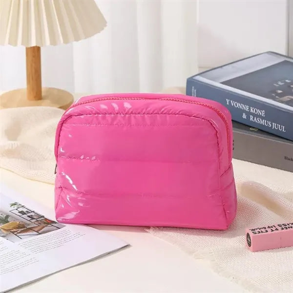 Puffy Makeup Bag for Travel Women Girl