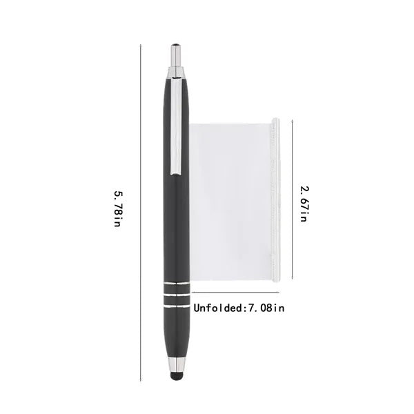 Metal Ballpoint Pen With Custom Printed Pull Out Banner