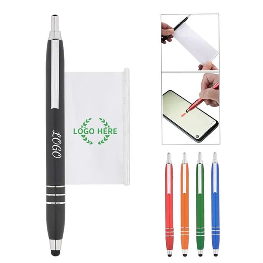 Metal Ballpoint Pen With Custom Printed Pull Out Banner