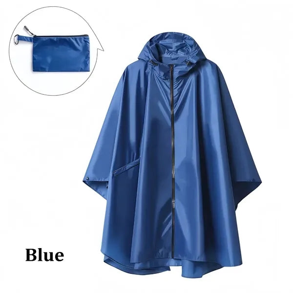 Outdoor Waterproof Hooded Poncho Raincoat