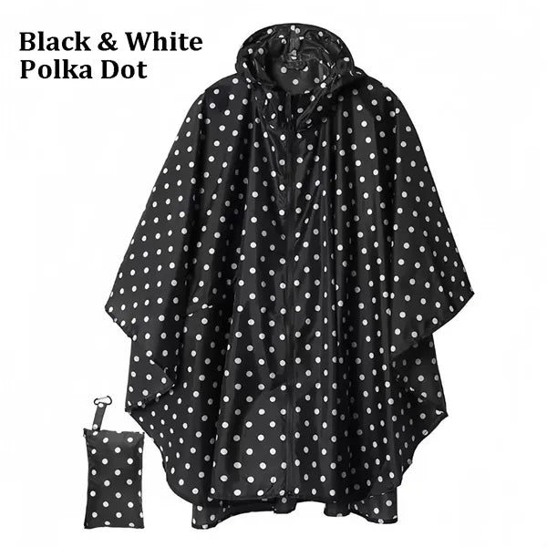 Outdoor Waterproof Hooded Poncho Raincoat