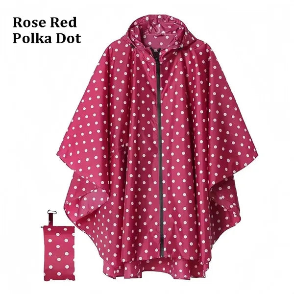 Outdoor Waterproof Hooded Poncho Raincoat