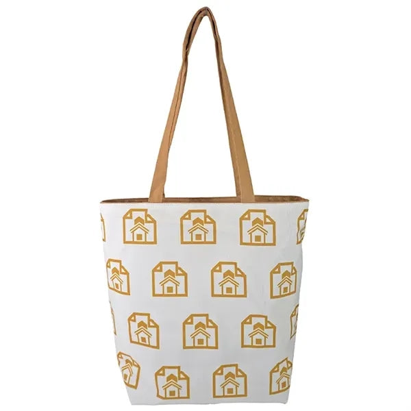 Reversible Colored Cotton Canvas Tote Bag