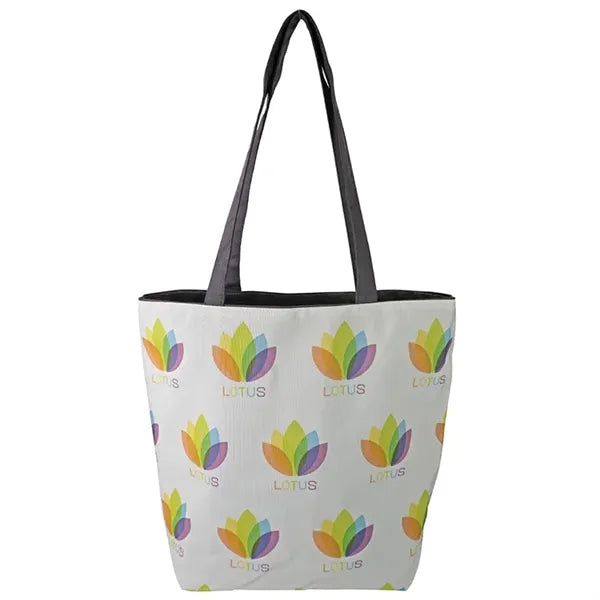 Reversible Colored Cotton Canvas Tote Bag