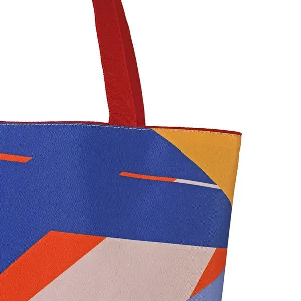 Reversible Colored Cotton Canvas Tote Bag