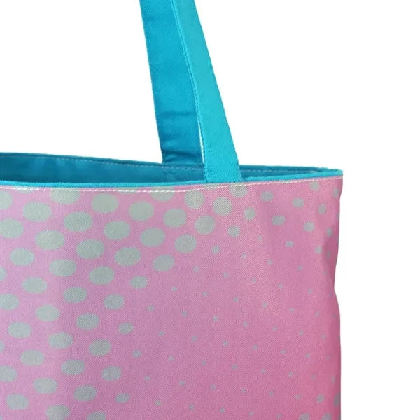 Reversible Colored Cotton Canvas Tote Bag