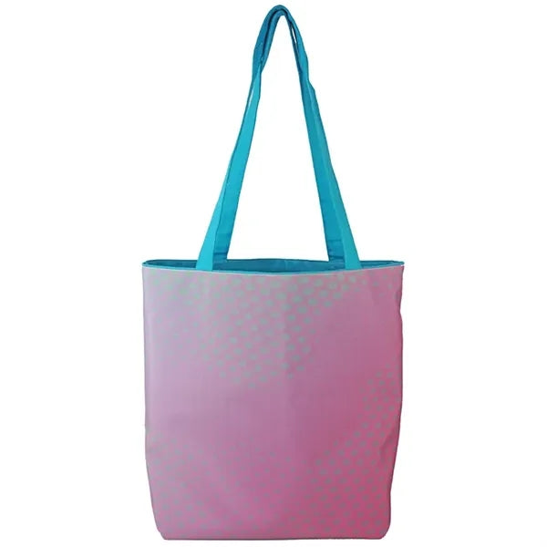 Reversible Colored Cotton Canvas Tote Bag